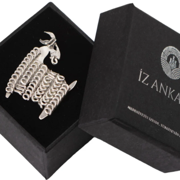 Ankara Keçisi Gümüş Broş