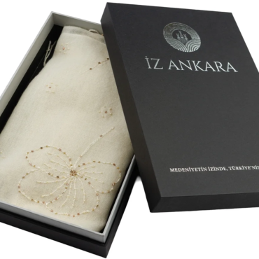 Boncuk İşlemeli Sof Dokuma Şal