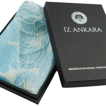 Ebru Boyama Sof Dokuma Fular