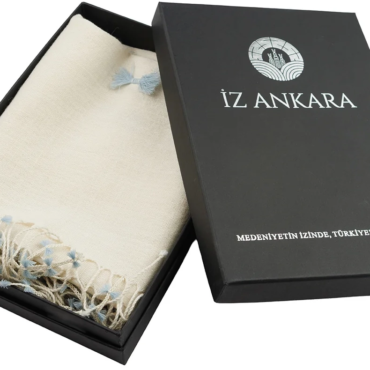 Fiyonk Süslemeli Sof Dokuma Fular