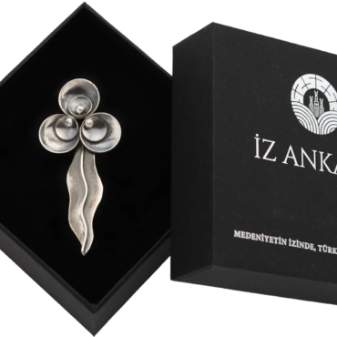 Gümüş Cintemani Broş