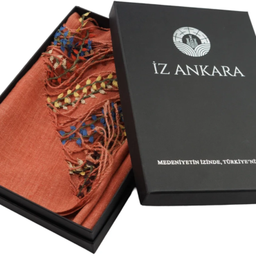 İğne Oyası Saçaklı Sof Dokuma Fular