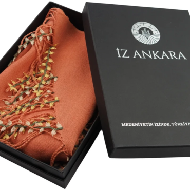 İğne Oyası Saçaklı Sof Dokuma Fular